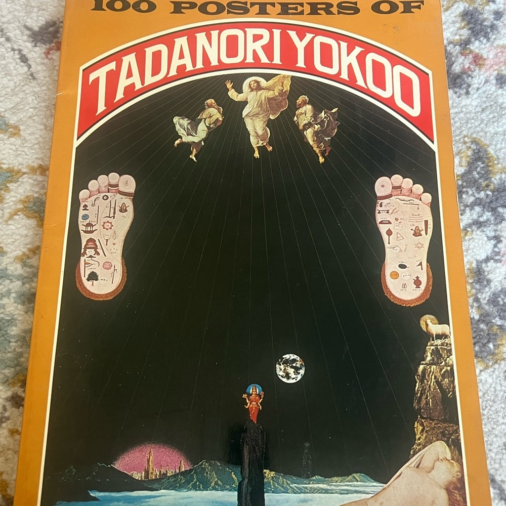 Tadanori Yokoo Poster Book - vintage Asian art psychedelic artwork